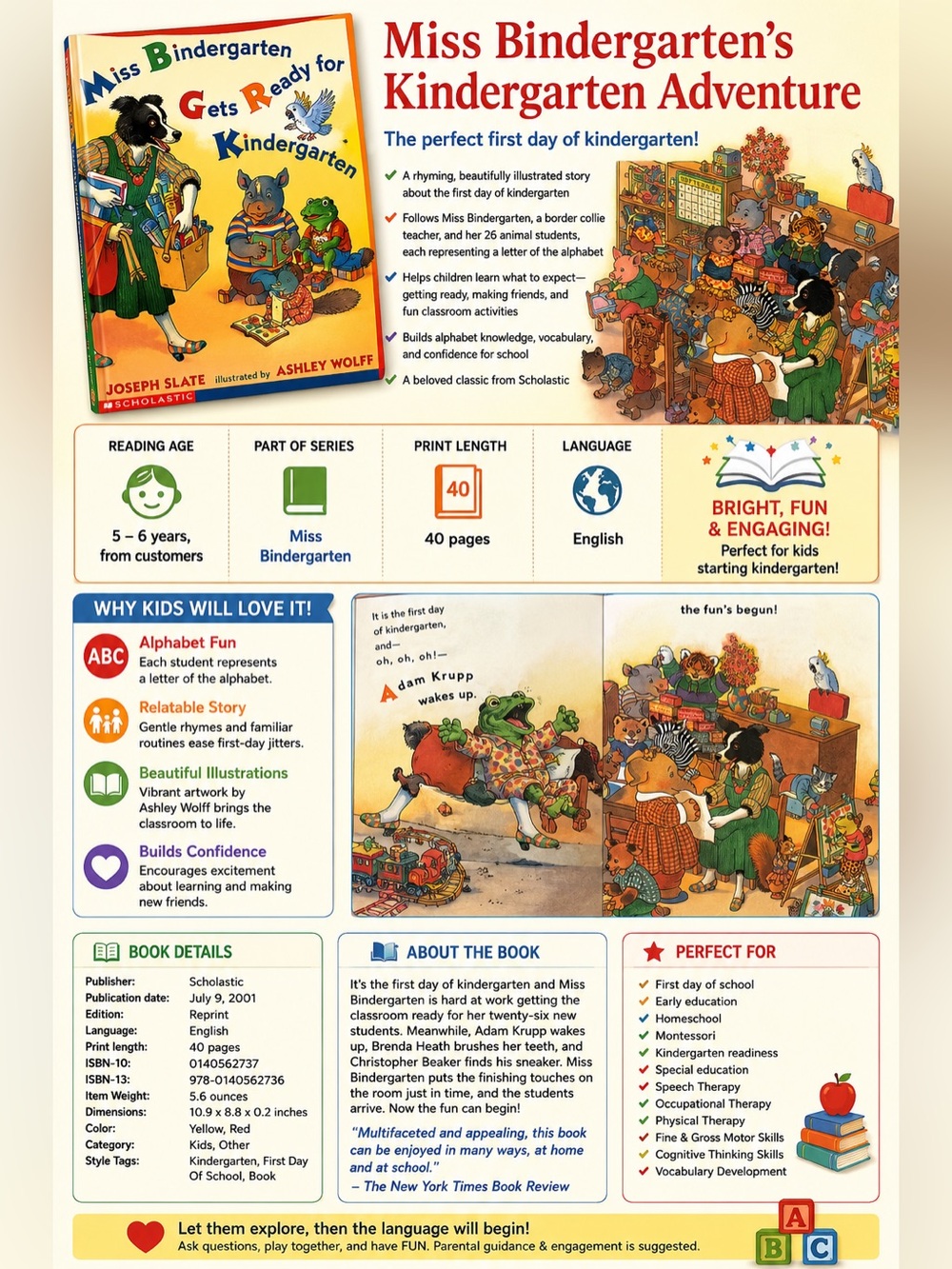 Miss Bindergarten's Kindergarten Adventure